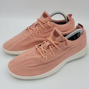 Women's Allbirds Wool Runner Coral Pink Lace Up Lightweight Sneakers W  10 M 8